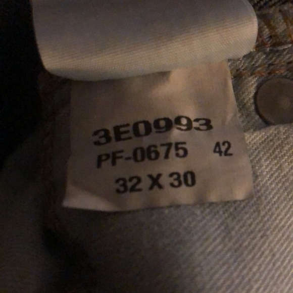 Hollister Slim Straight Dark Denim Whisker Jeans 32X30 Stretch - Picture 4 of 4